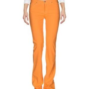 🧡VERSACE🧡 Orange Flare Jeans